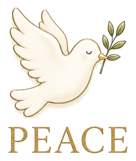 Peace dove artwork from LUVD by Grace
